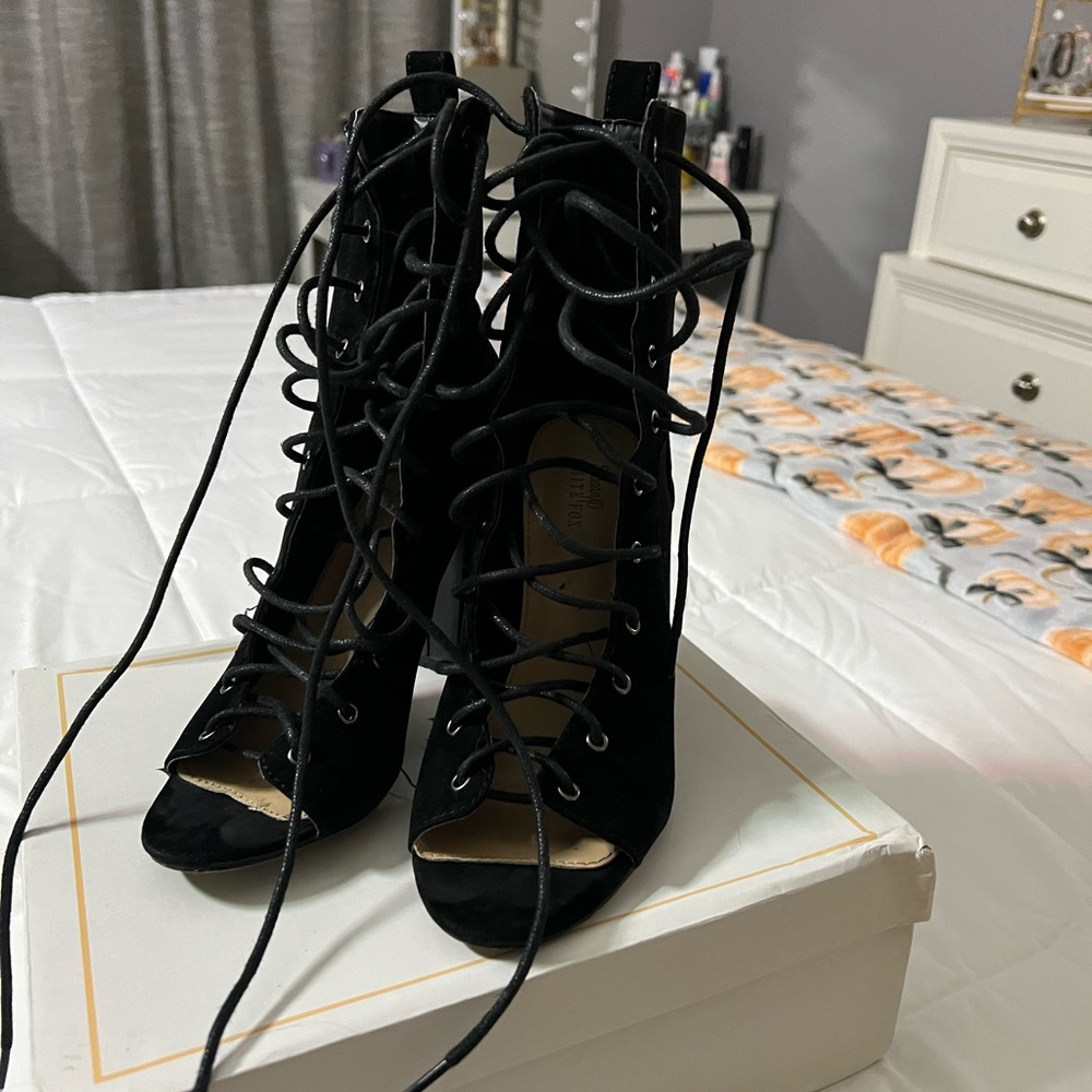 Lace Up Ankle Booties
